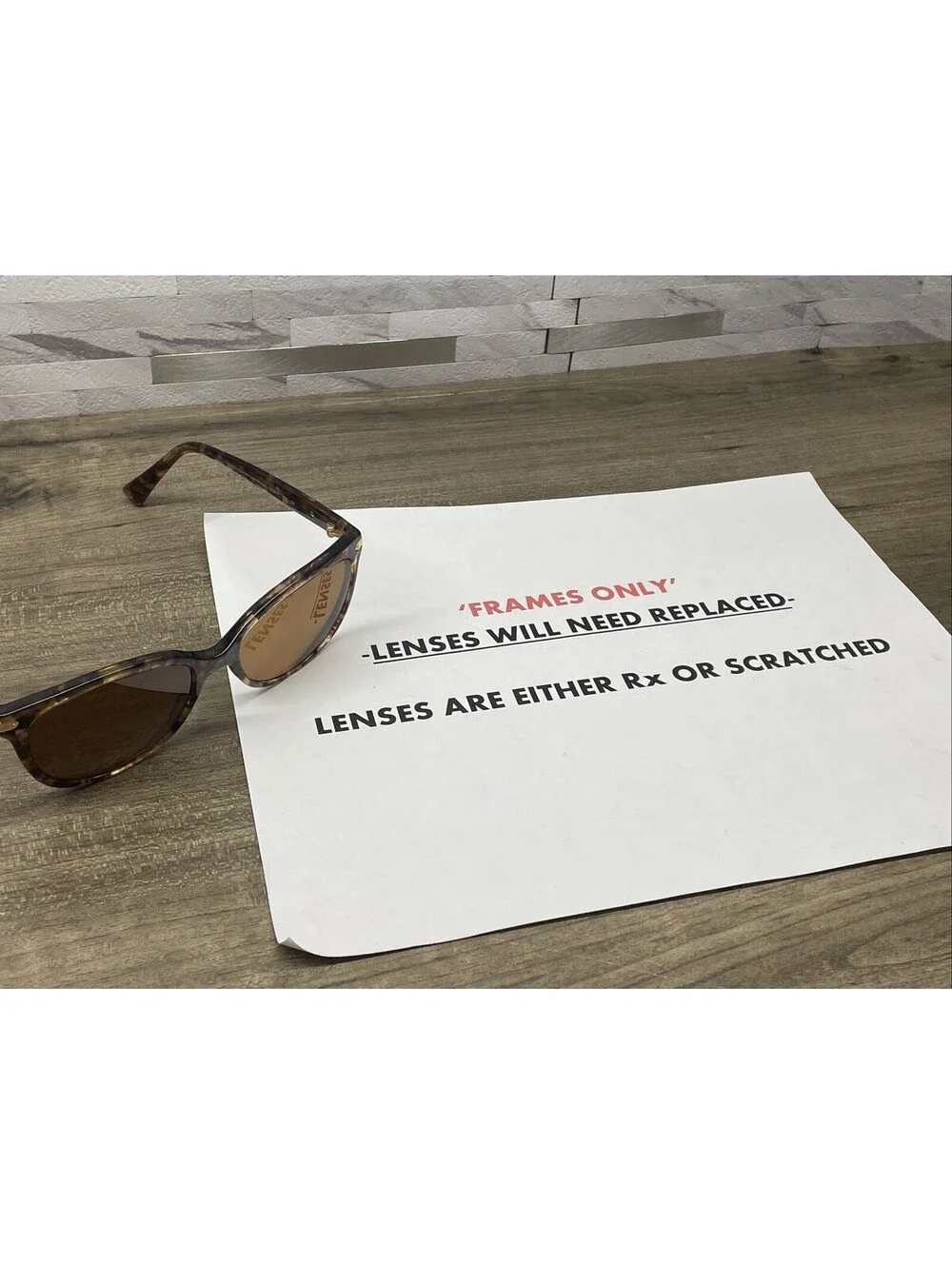 Coach Sunglasses FRAMES ONLY HC8132 528713 Confetti Light Brown 57[]17-135